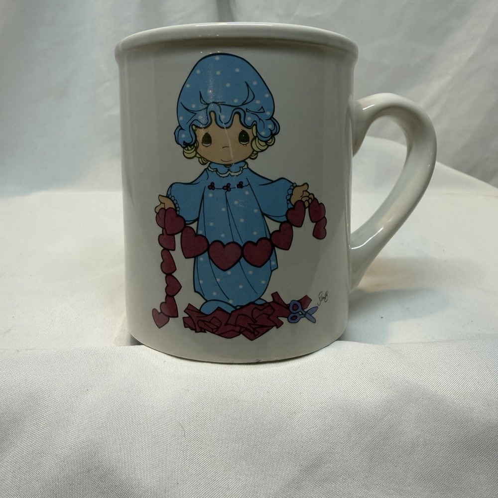 Vintage 1996 Precious Moments Coffee Cup Mug You Have Touched So Many Hearts New